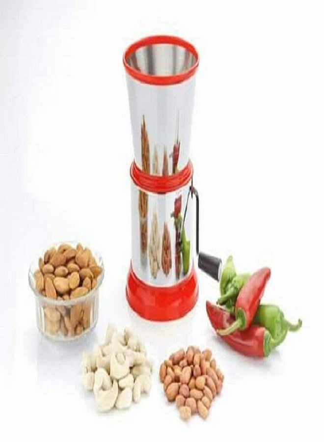 BBD Kitchen Shop Indian Kitchen Chilli Cutter/Vegetable Cutter/Mirchi Cutter/Nut Cutter/Dry Fruit Cutter| Onion Ginger Garlic Cutter Ginger Garlic Chutney Paste Chopper (Multicolor) - Image 5